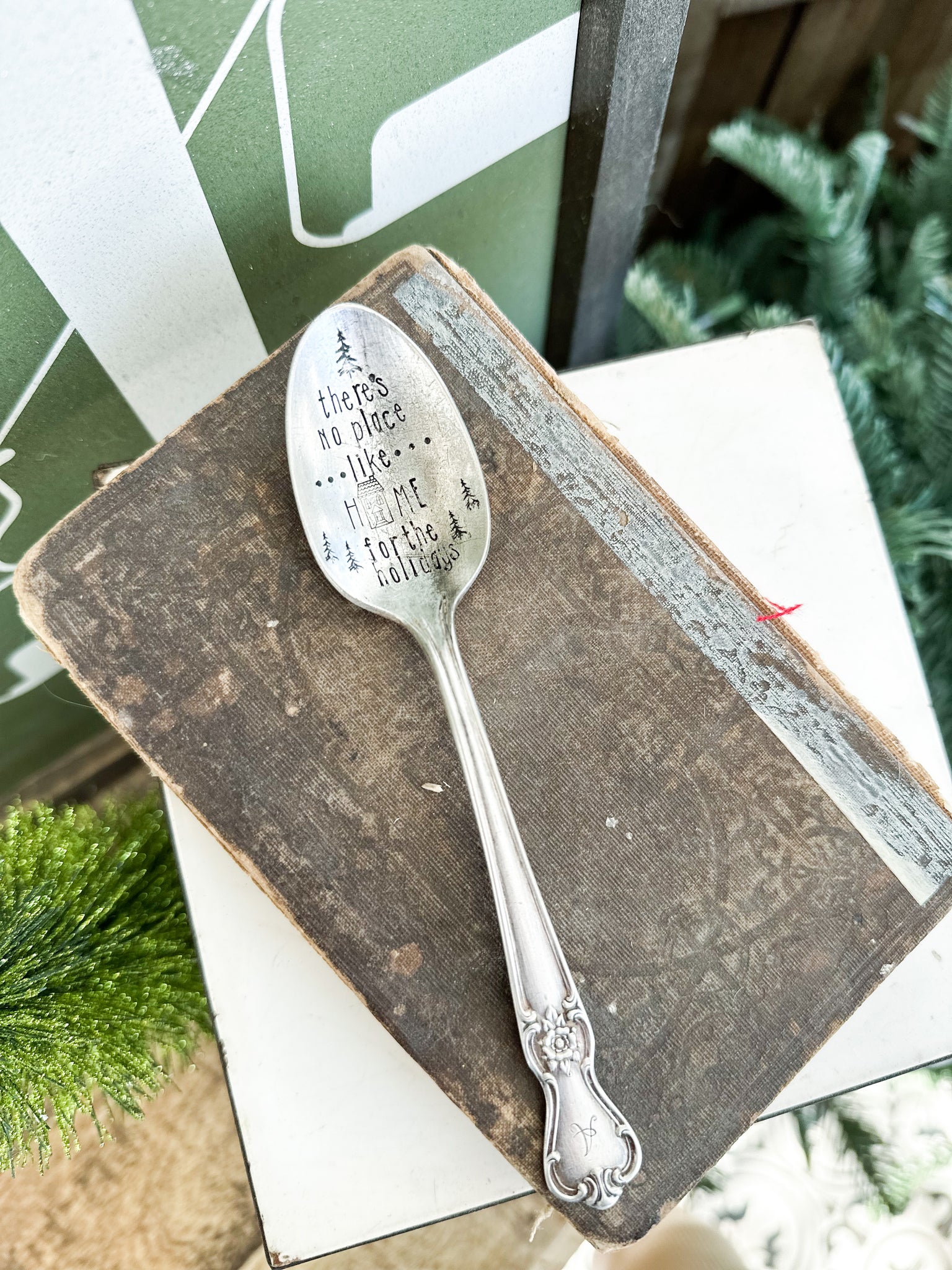 There’s No Place Like Home For The Holidays Vintage Spoon