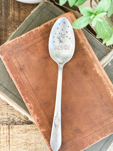 Howdy Cowgirl Vintage Spoon
