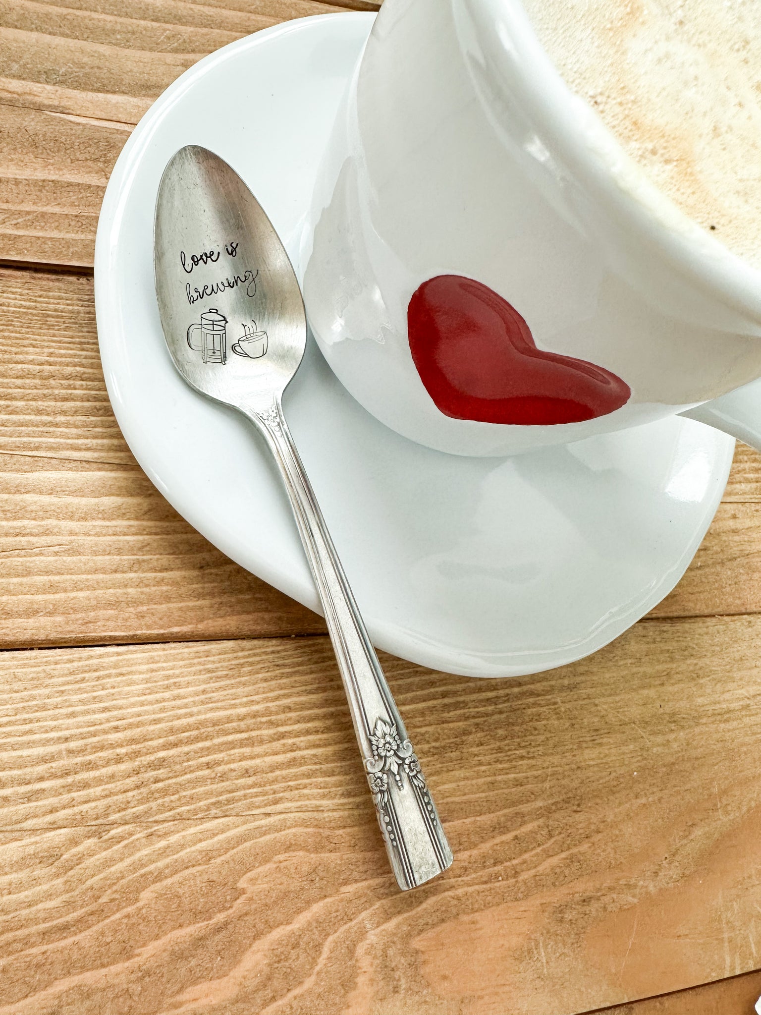 Love Is Brewing Vintage Spoon