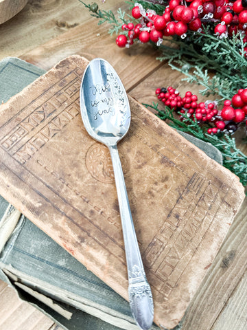This Is My Year Vintage Spoon
