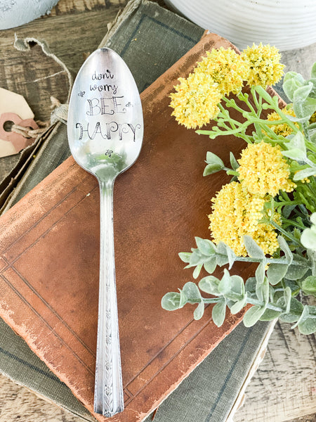 Don’t Worry Bee Happy Vintage Spoon
