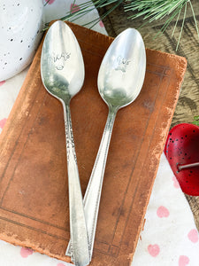 His & Hers Vintage Spoon Set