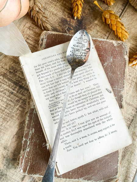 Pumpkin Spice Recipe Vintage Spoon
