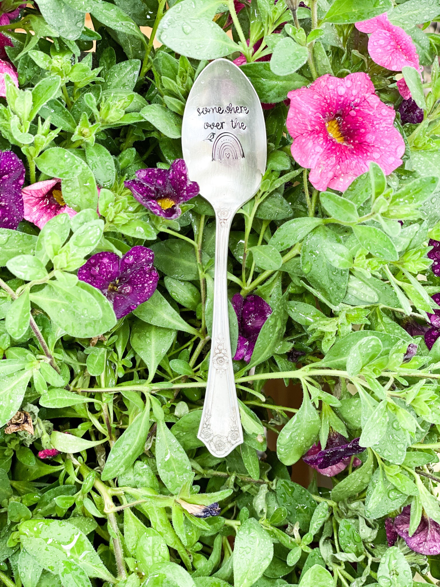 Somewhere Over The Rainbow Vintage Spoon