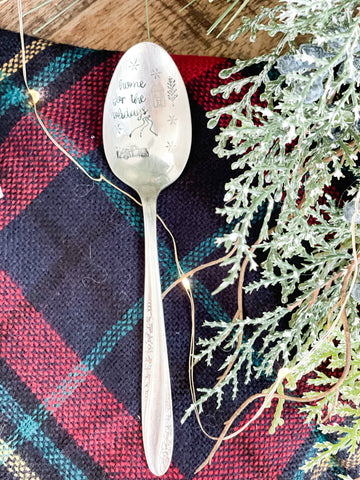 Home For The Holidays Vintage Spoon