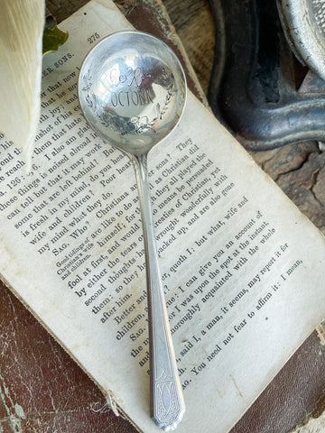 Hello October Vintage Spoon