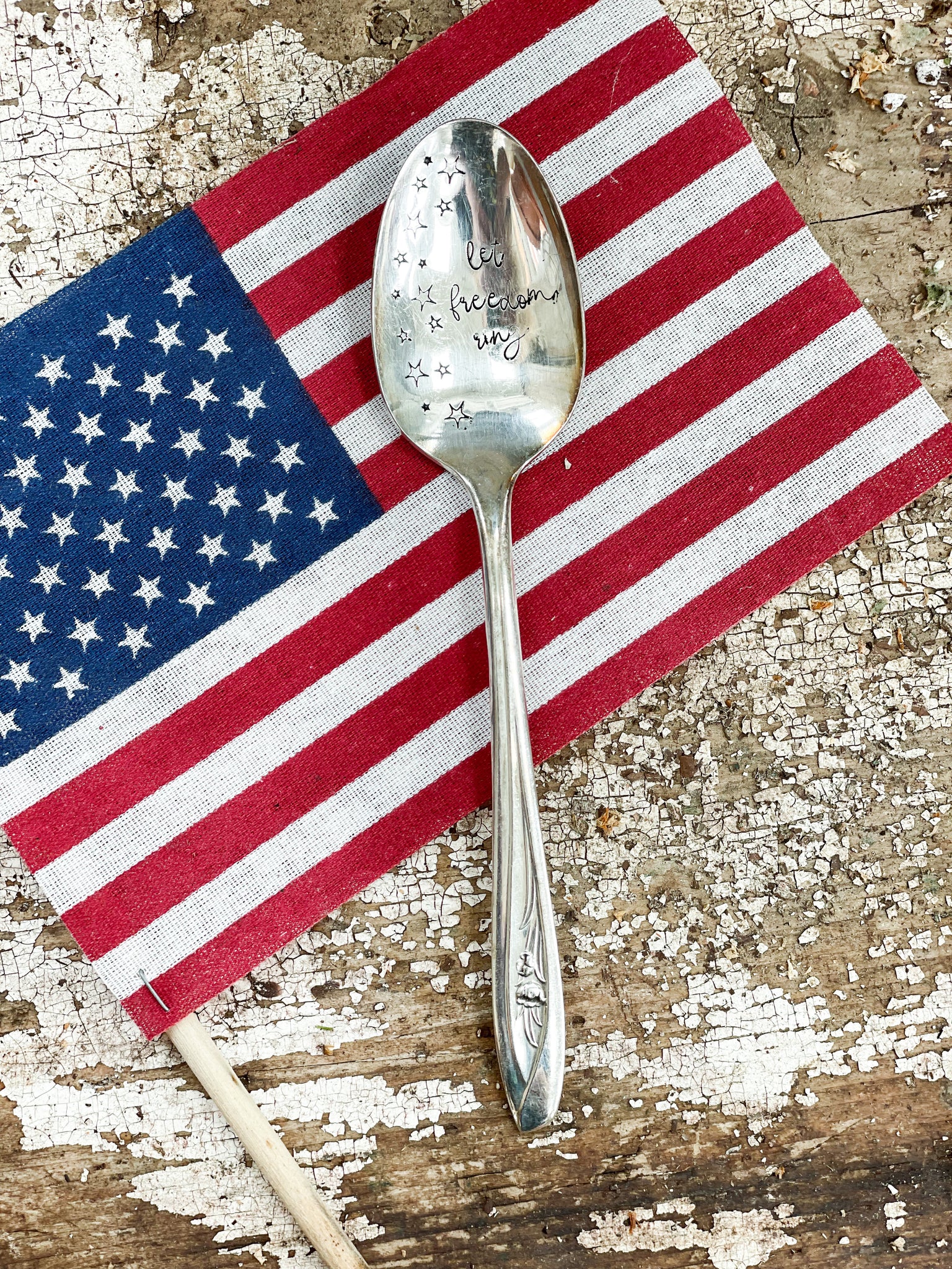 Let Freedom Ring Vintage Spoon