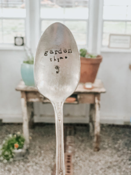 Garden Thyme Vintage Spoon