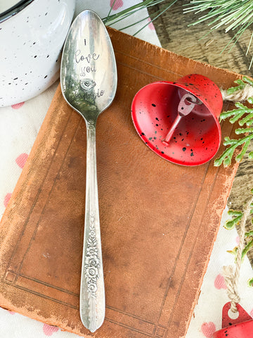 I Love You A Latte Vintage Spoon