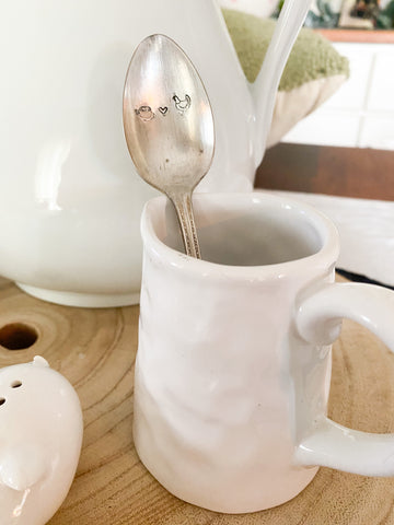 Coffee & Chickens Vintage Spoon