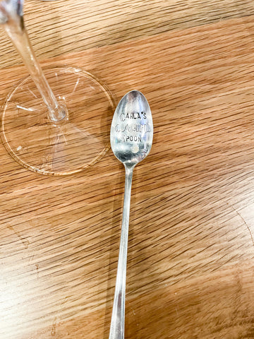 Name Cocktail Spoon Vintage spoon