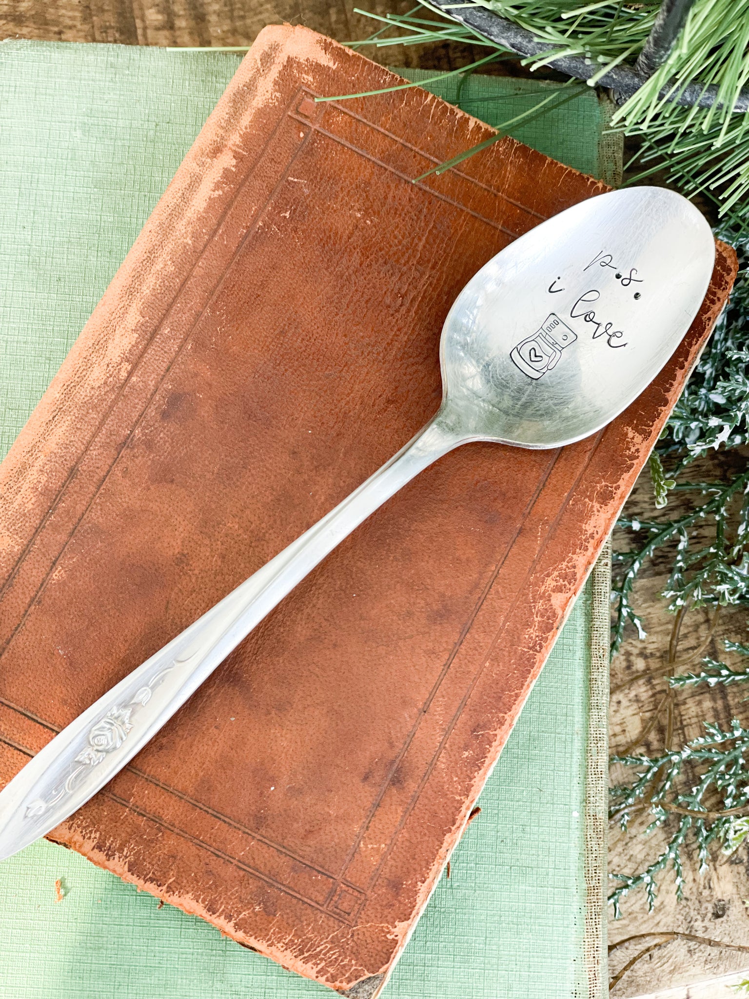 P.s I Love Coffee Vintage spoon